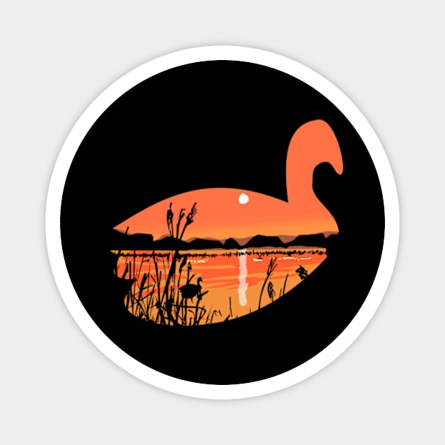 Swan Lake Magnet by TGprophetdesigns